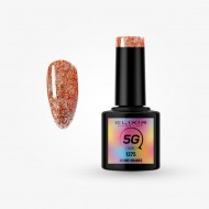 Ημιμόνιμο Βερνίκι Νυχιών Elixir 5G Glitter 8ml Νο1275 - Ochre Orange