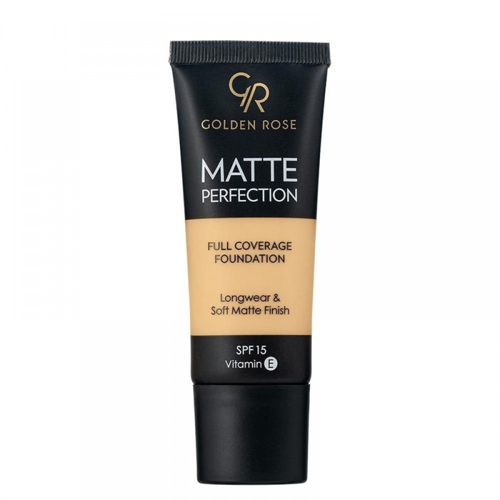 Golden Rose Matte Perfection Full Coverage Foundation Longwear and Soft Matte Finish W3
