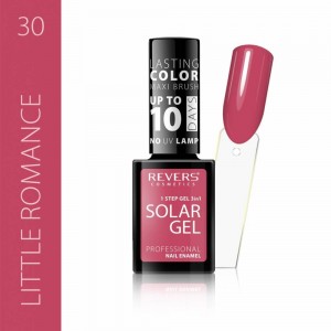 Ημιμόνιμο Βερνίκι Νυχιών 10 Ημερών ΧΩΡΙΣ Χρήση Λάμπας Revers Solar Gel Νο30 - Little Romance 12ml