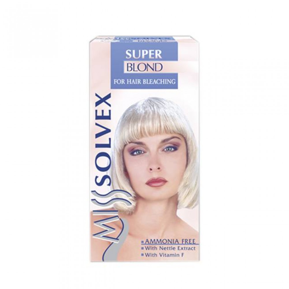 Σύστημα Ξανοίγματος Μαλλιών Miss Solvex Super Blond For Hair Bleaching Χωρίς Αμμωνία