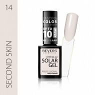 Ημιμόνιμο Βερνίκι Νυχιών 10 Ημερών ΧΩΡΙΣ Χρήση Λάμπας Revers Solar Gel Νο14 - Second Skin 12ml