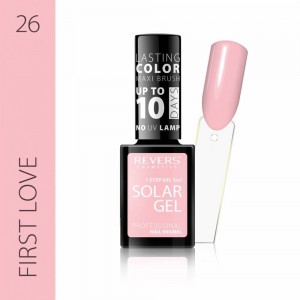 Ημιμόνιμο Βερνίκι Νυχιών 10 Ημερών ΧΩΡΙΣ Χρήση Λάμπας Revers Solar Gel Νο02 - Pink Pop 12ml