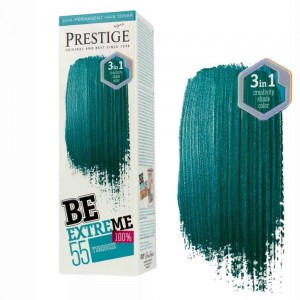 Vip's Prestige Be Extreme Semi-Permanent Hair Toner Ammonia Free No55 - Turquoise